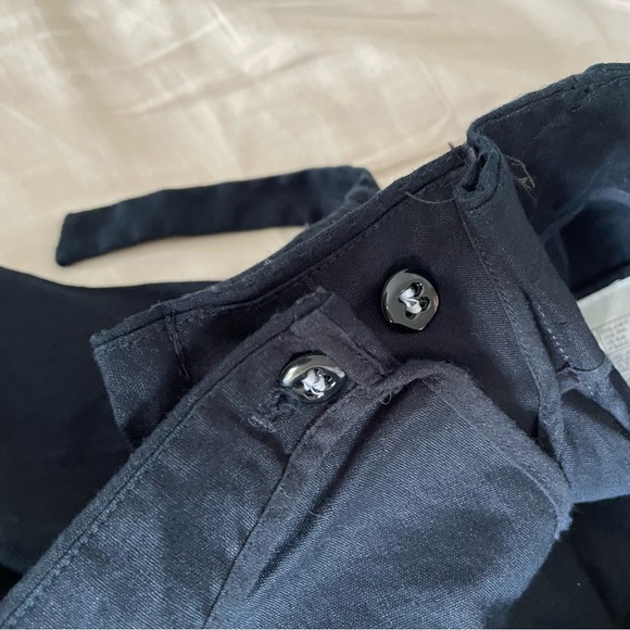 Max Studio Special Edition Black Linen Blend Skort • Size 10 - Picture 14 of 16